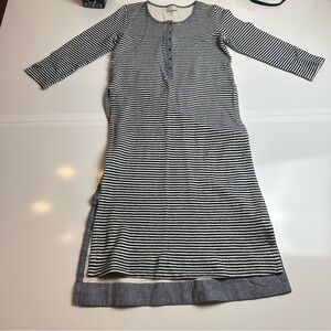 Anthropologie STCL Striped Long Sleeve Tunic Dress| Cotton Blend Casual Layering